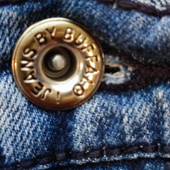 Buffalo David Bitton Candice jeans factory distressed blue women's size 29 (8) - Picture 8 of 11